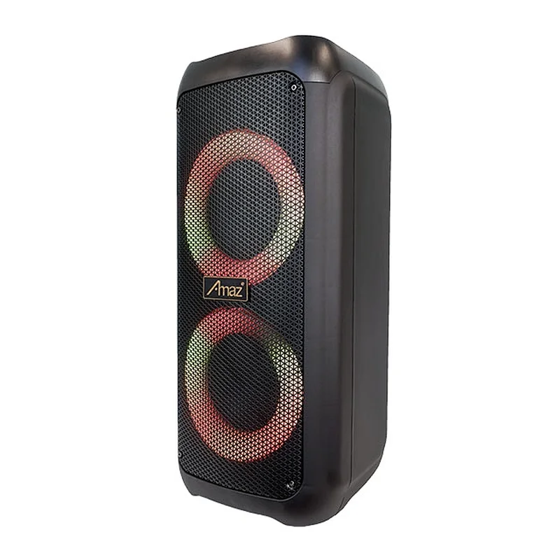 Private Model Wireless BT Portable Speaker Powered Speaker with Colorful Circle Light