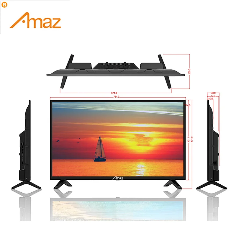 Amaz Factory Wholesale Full Screen Best Sale 32 Inch LED TV