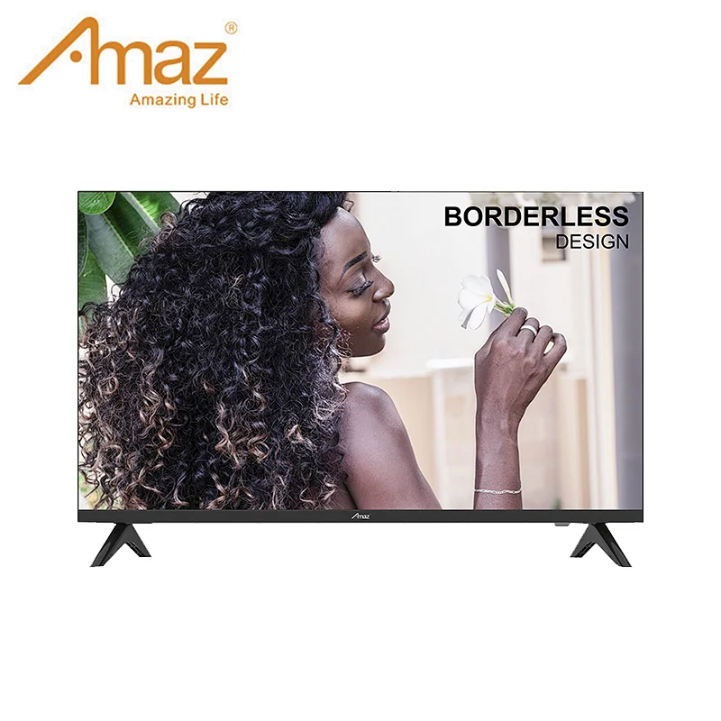 Amaz borderless cheap price android smart television 4k smart tv 50 55 inch