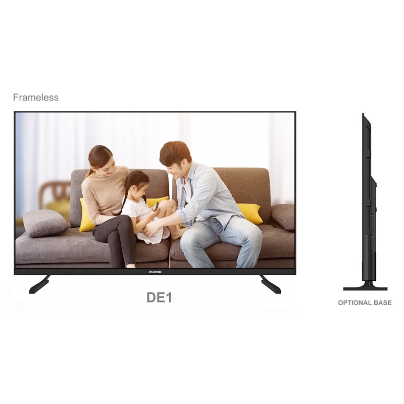 Amaz borderless cheap price android smart television 4k smart tv 50 55 inch