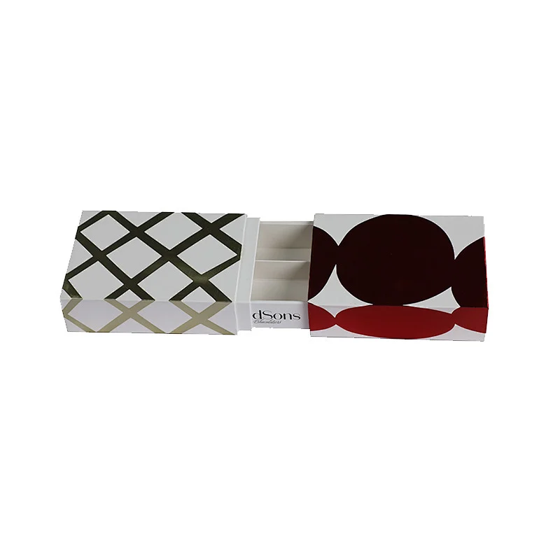 Wholesale custom printing luxury Cardboard paper plastic flap pull Out drawer box