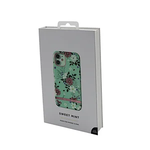 Flapping Magnetic phone shell package Iphone12 mini window packaging box for Phone Accessories Package