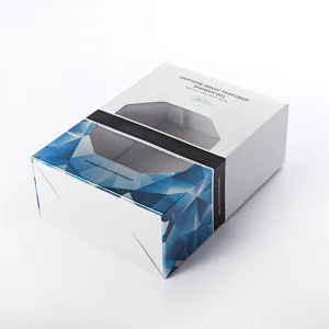 Factory Custom Printed Perfumed Shower Gel Brand Folding Coated Paper Packaging Box with PVC Window