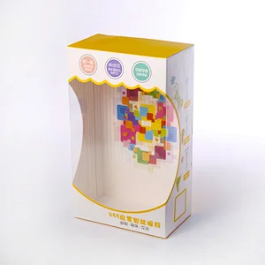 Factory Custom Printed Perfumed Shower Gel Brand Folding Coated Paper Packaging Box with PVC Window