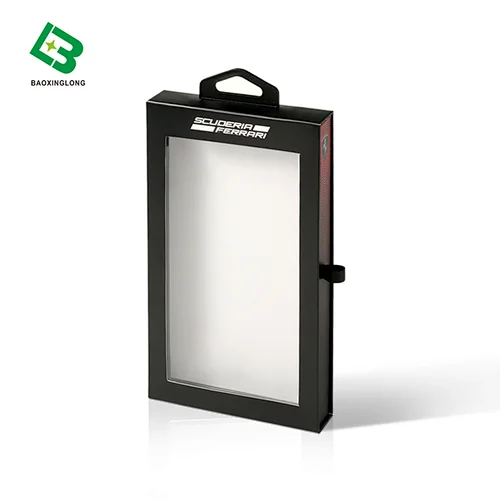 china manufactory mobile phone case box rectangle gift window drawer box