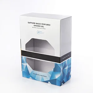 new design phone accessories paper package box clear window packaging box