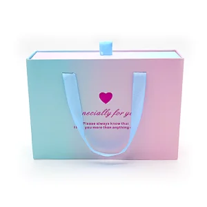 Unfoldable Luxury Custom Logo Clothing Swimwear Dress Lingerie Cardboard Packaging Drawer Gift Box