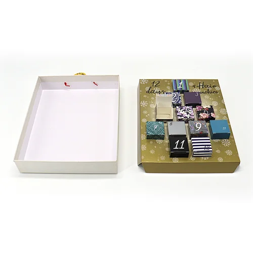 China Supplier Custom Wholesale High End Luxury Rigid Cardboard Chocolate Packaging Slide Drawer Box