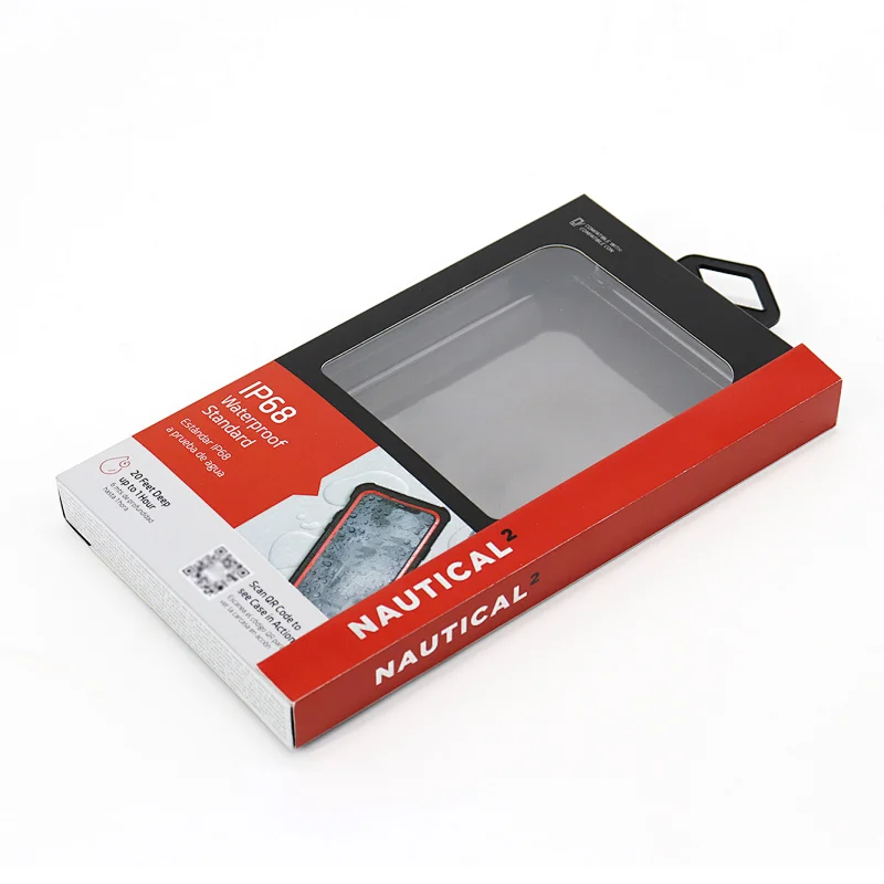 custom high qualitt transparen window packaging phone cases boxes for phone