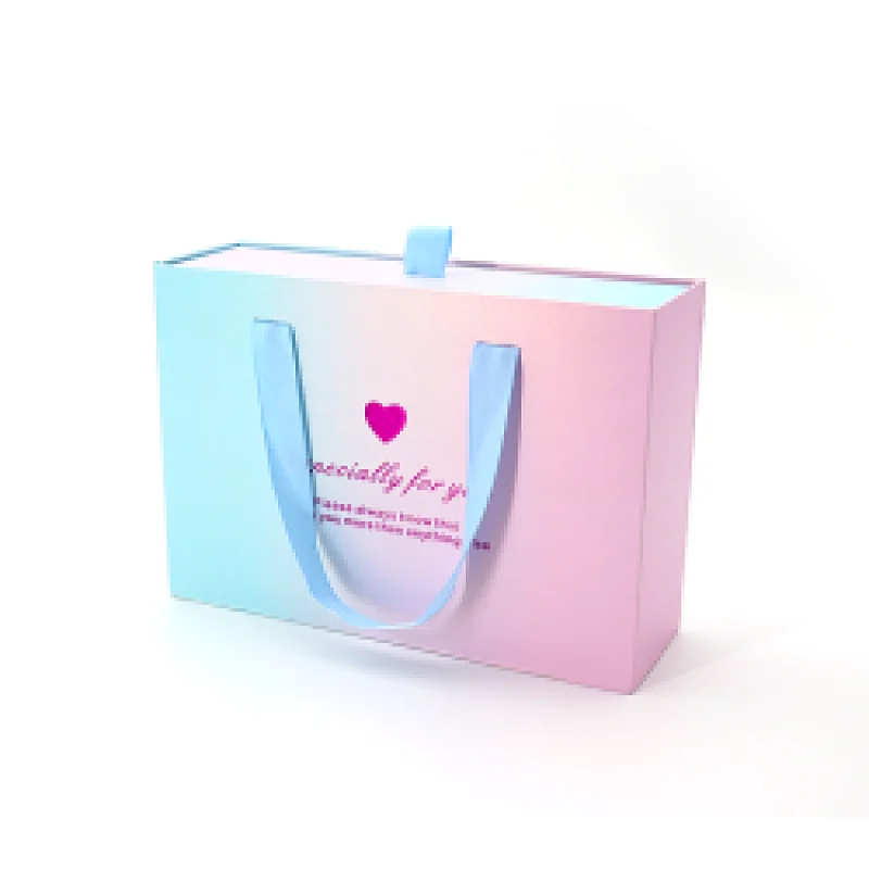 Unfoldable Luxury Custom Logo Clothing Swimwear Dress Lingerie Cardboard Packaging Drawer Gift Box