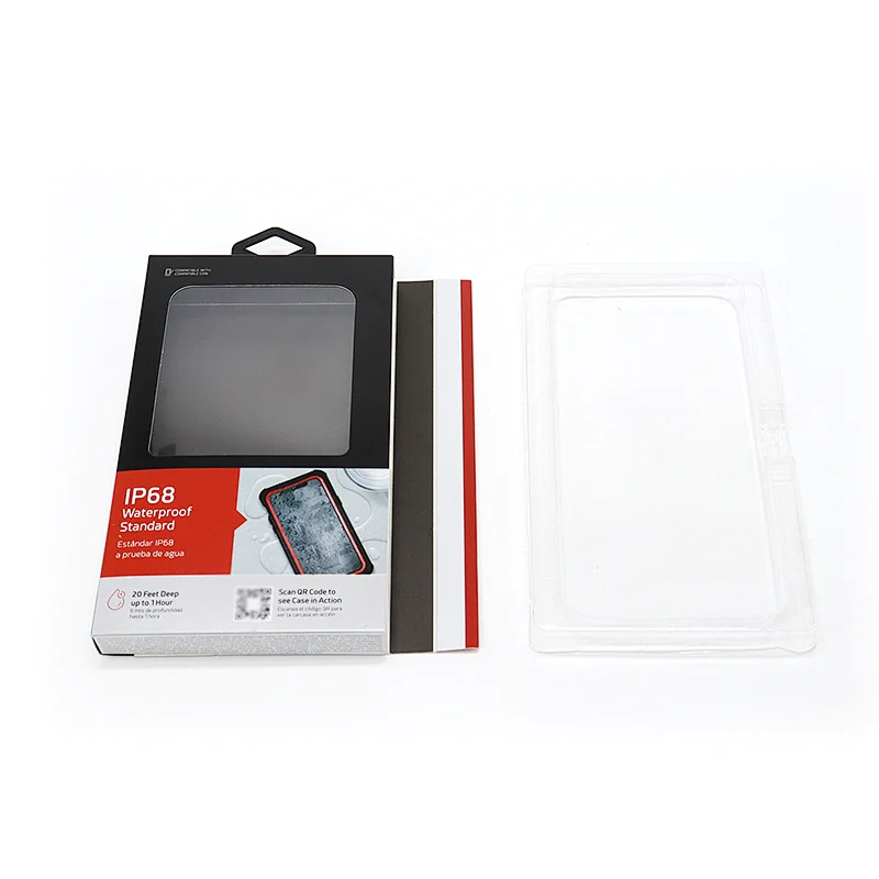 custom high qualitt transparen window packaging phone cases boxes for phone