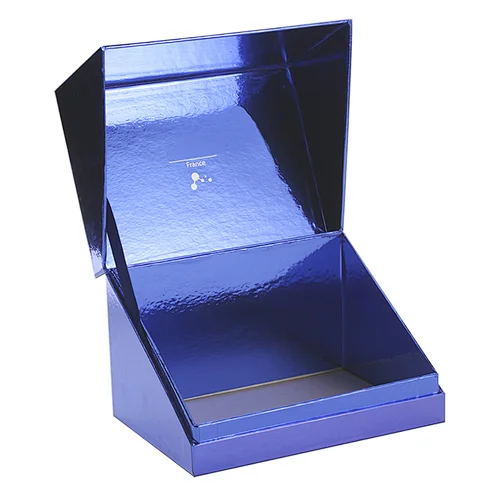 Boîte cosmétique d'emballage de cadeau de papier de carton ondulé réutilisé par luxe de luxe fait sur commande de logo