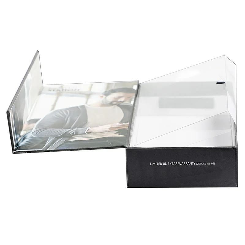 Hot sale foldable recycle rigid cardboard cosmetics packaging with silver stamping gift flap box