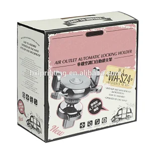 Folding metallic golden printed art paper lipstick packaging for cosmetic box