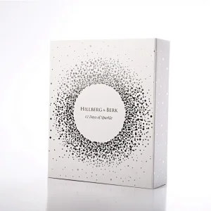 Hot sale foldable recycle rigid cardboard cosmetics packaging with silver stamping gift flap box