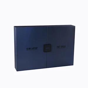 Custom high quality art paper color printed luxury packaging handmade 2 door collapsible gift box