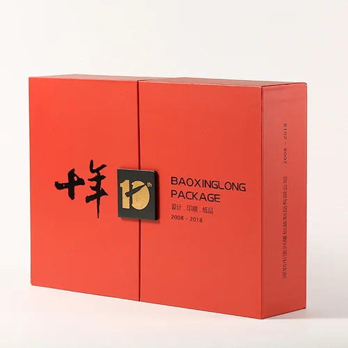 Benutzerdefinierte hochwertige Kunstpapier gedruckt Luxusverpackung handgefertigte Geschenkbuchbox