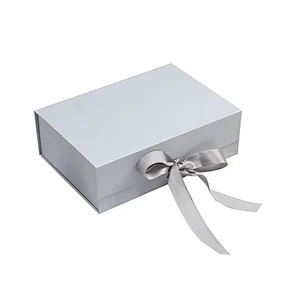 Personalised Lipstick Soap Bar Packing Custom Luxury Paper Flip White Magnetic Gift Box With Ribbon
