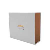 Book Shaped Style Rigid Paper Square Luxury Makeup Foldable Gift Packaging Cosmetic Magnet Box