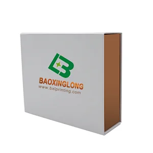 wholesale white paper gift foldable box,custom luxury magnatic folding box for packaging