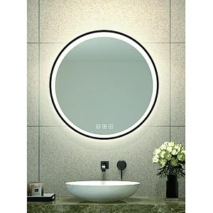 Best Lighted Mirror Round LED Light Mirror Bathroom Mirror With Bright Led Light Backlit And Frontlit Mirror HC2011