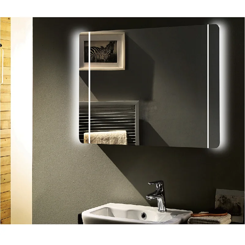 Super Bright Elegant LED Mirror Luxury LED Illuminated Mirror Memory Function Bathroom Vanity Mirror HC1010