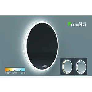 Best Lighted Mirror Round LED Light Mirror Bathroom Mirror With Bright Led Light Backlit And Frontlit Mirror HC2011