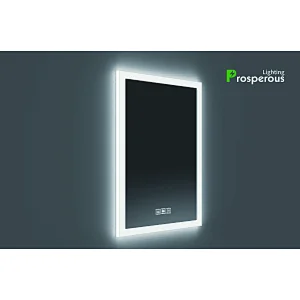 Custom LED Bathroom Mirror Rectangle Led Lighted Mirror With Edge Diffuser Color Changing Smart Led Lighted Mirror HC1015