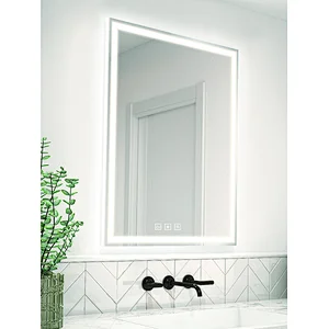 Best Wall Mounted Rectangle Led Mirror For Bathroom HC1016