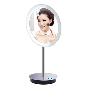 LED Light Source Cosmetic Mirror 3X Magnification Circle Makeup Light Mirror Makeup Vanity Mirror HCL-863