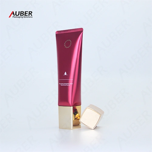 Chinese style high glossy tube with gold screw on cap-Auber