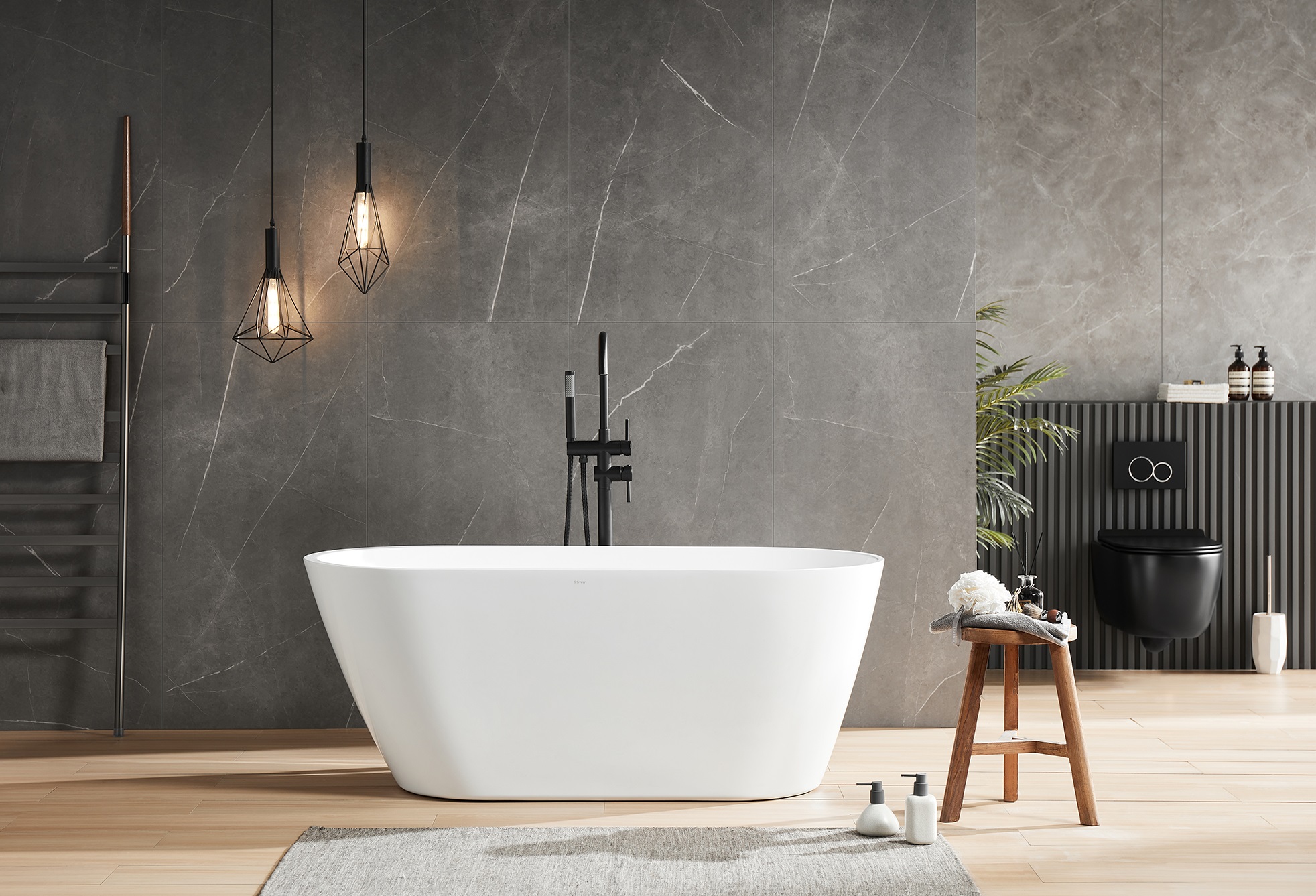 Free Standing Bathtub M725 For 1 Person