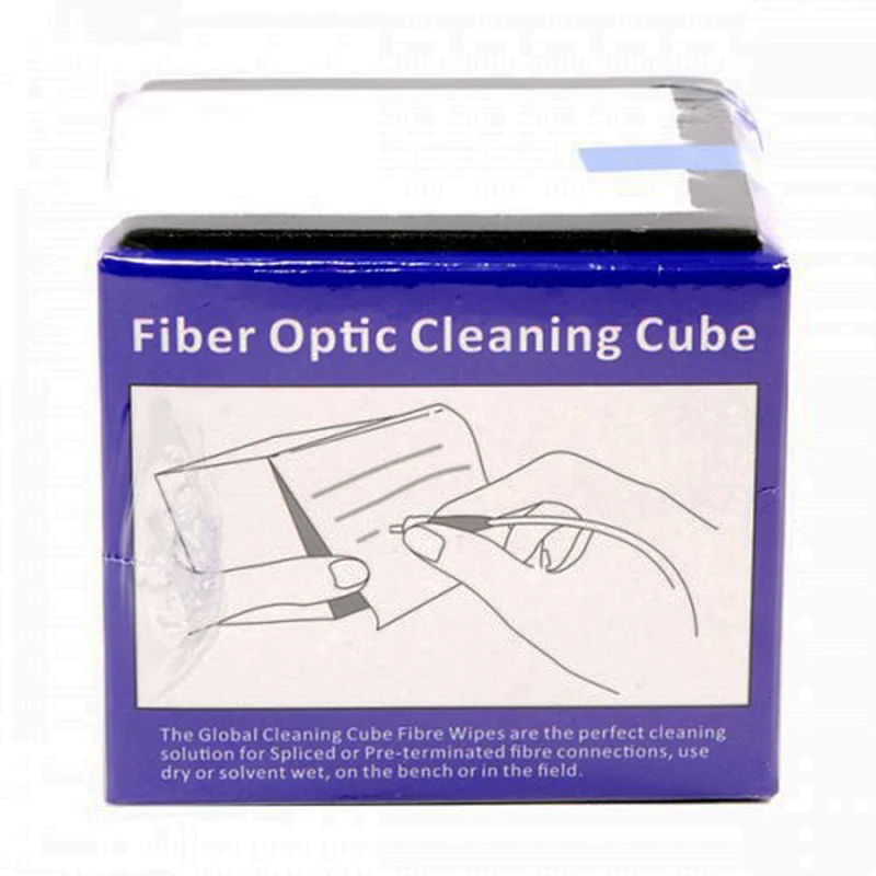 Optical Connector Cleaning Cube Fibre Wipes