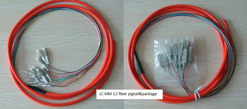 LC MM 12 fiber pigtail