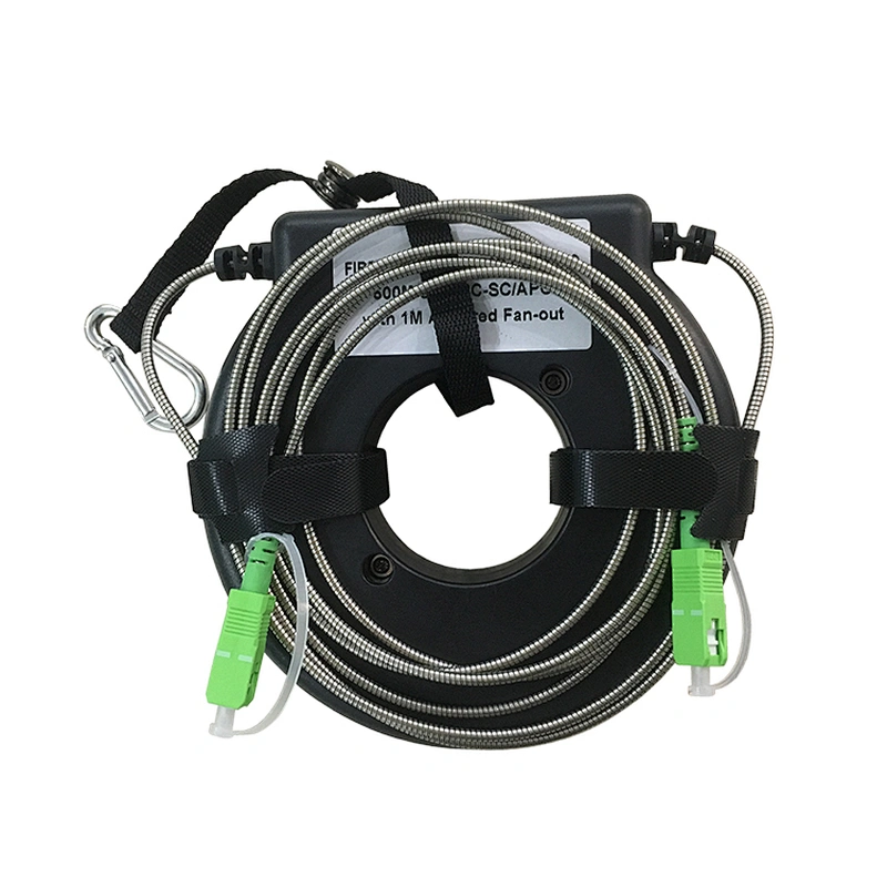 SC / APC to SC / APC OTDR Armored Launch Cable