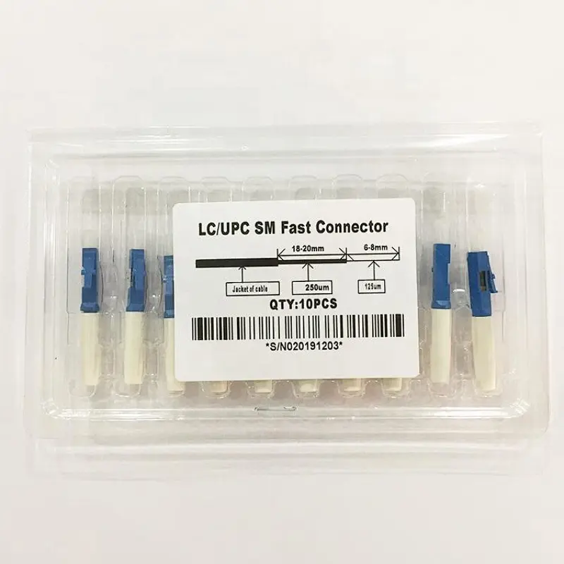 Single Mode SM Fiber Optic Quick Connector LC UPC Fast Connector
