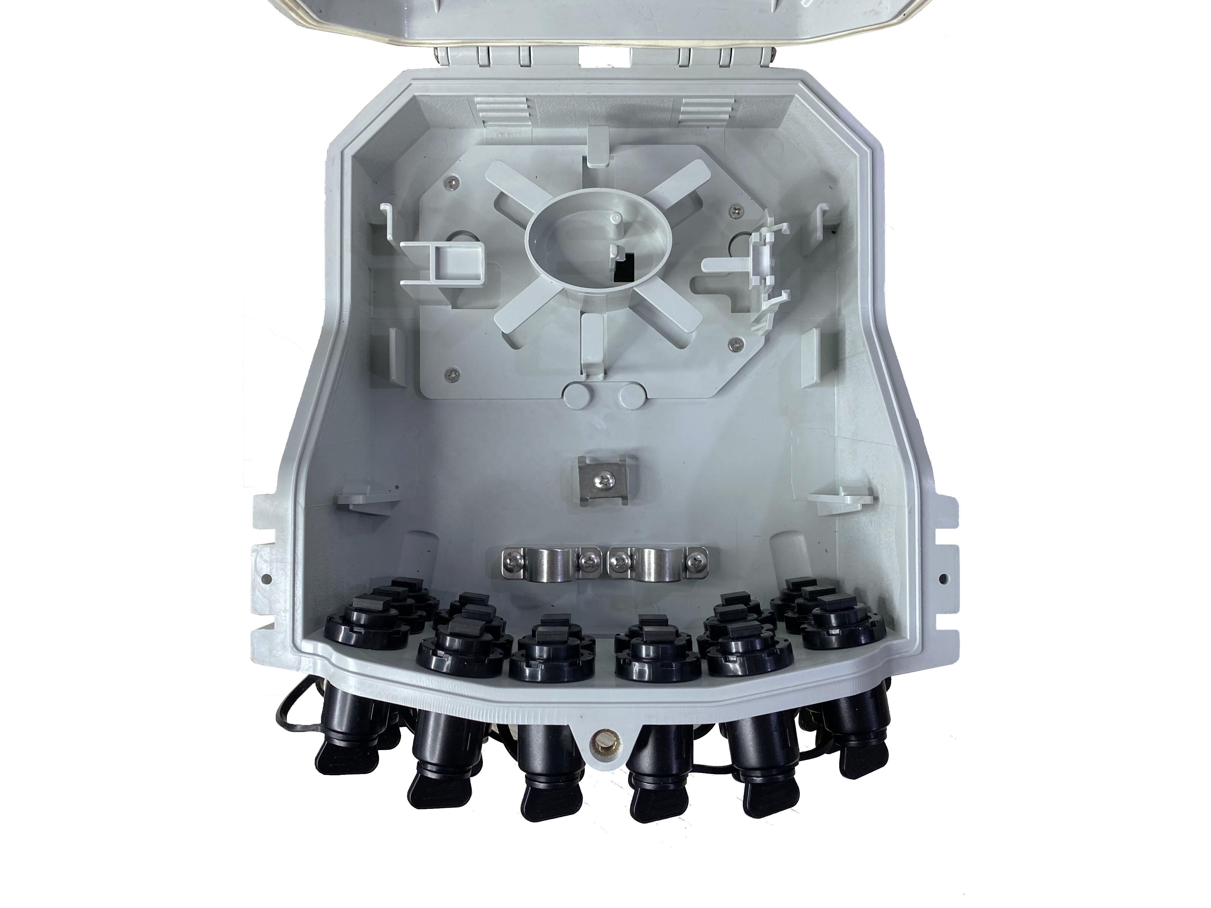 8 16 core outdoor ip68 ftth terminal box enclosure for mini SC Huawei waterproof patch cord