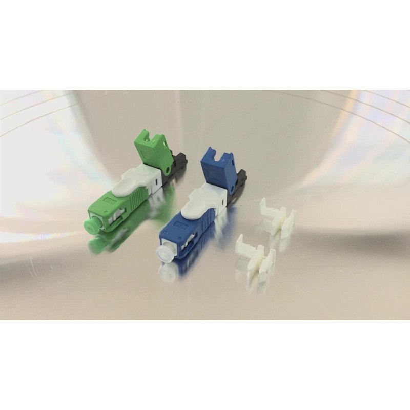 FTTH Field Assembly Quick Fiber Optic Fast Connector SC APC for Optical Network Equipments