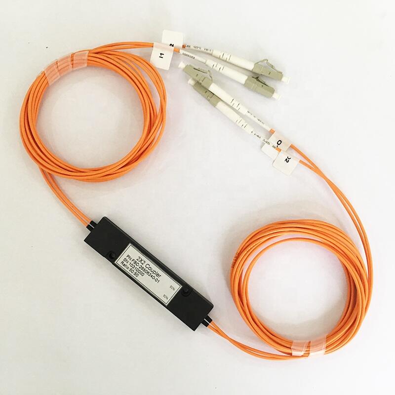 Good Quality 2x2 MM Multimode Optical Coupler FBT Fiber Optic Splitter
