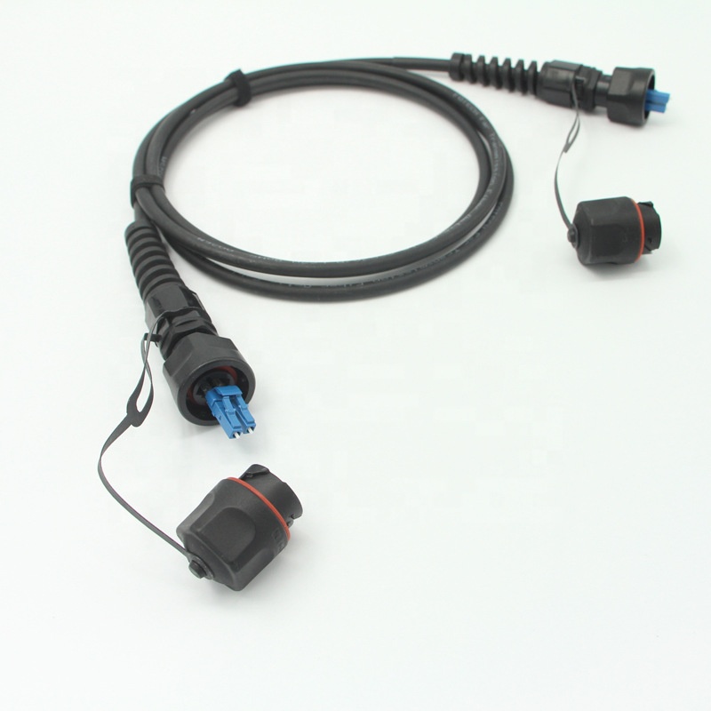 SC LC MPO IP67 Waterproof Connector ODVA FTTA Outdoor Fiber Optical Patch Cords