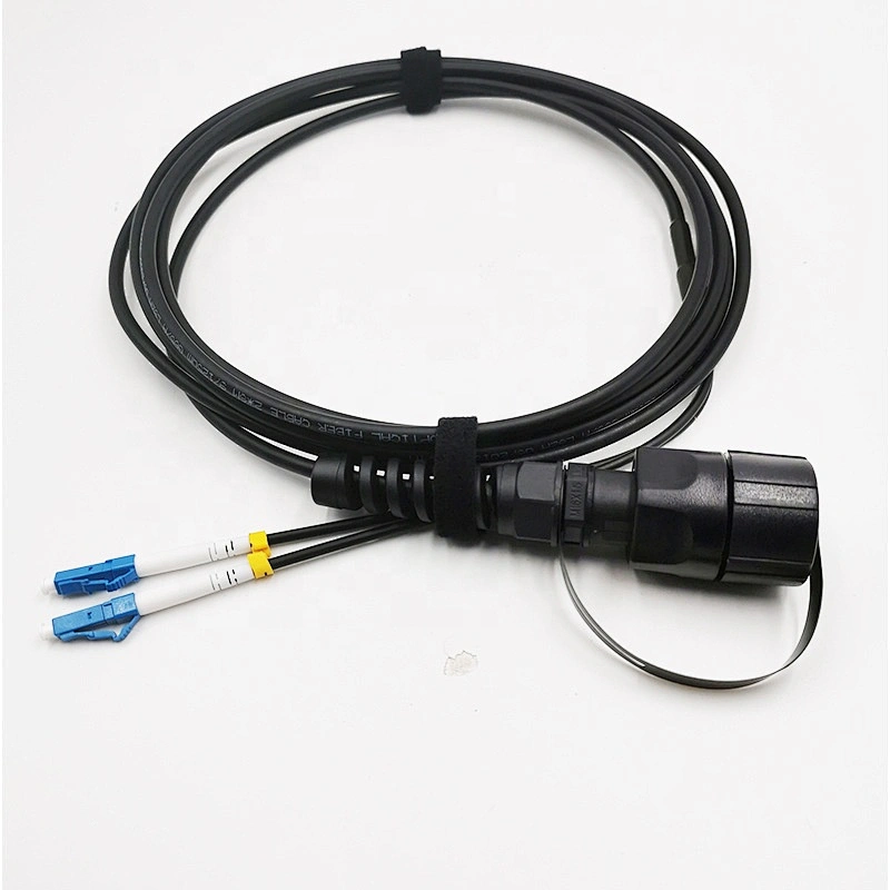 SC LC MPO IP67 Waterproof Connector ODVA FTTA Outdoor Fiber Optical Patch Cords