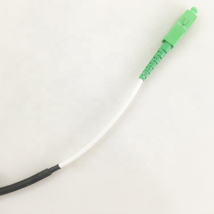 Outdoor 1 Core Mini IP SC APC SM Single Mode G657A1 LSZH Drop Cable Patch Cord with Waterproof Connector
