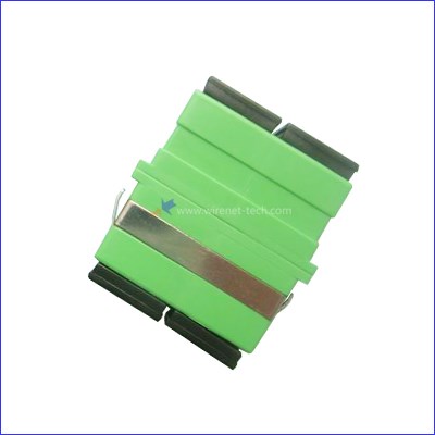SC APC DX SM Fiber Optic Adapter