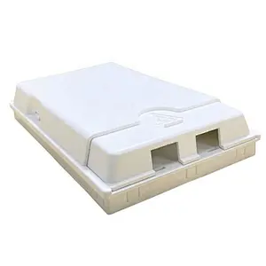 Manage Effectively 2 Port Indoor FTTH Mini Fiber Optic Terminal Box for desk top and wall mount