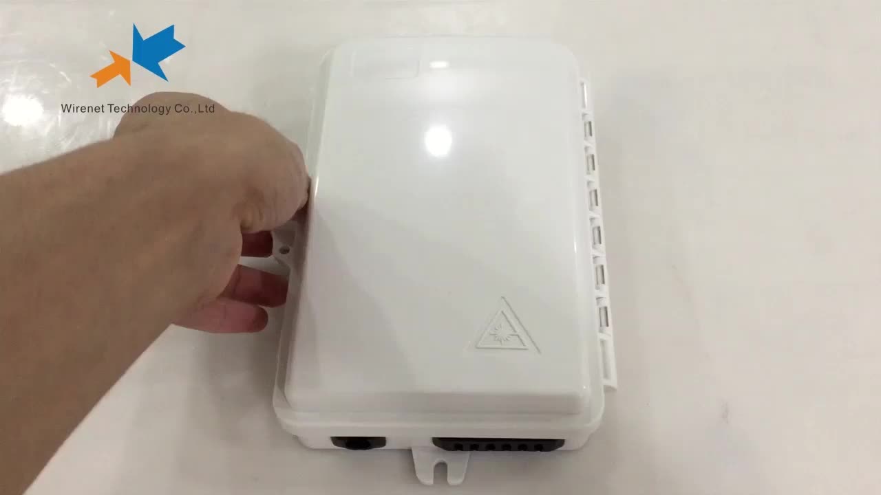 Efficient IP66 Waterproof FTTH Terminal Box 6 Core Fiber Optic Termination Box