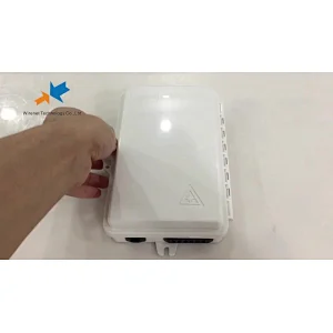 Efficient IP66 Waterproof FTTH Terminal Box 6 Core Fiber Optic Termination Box