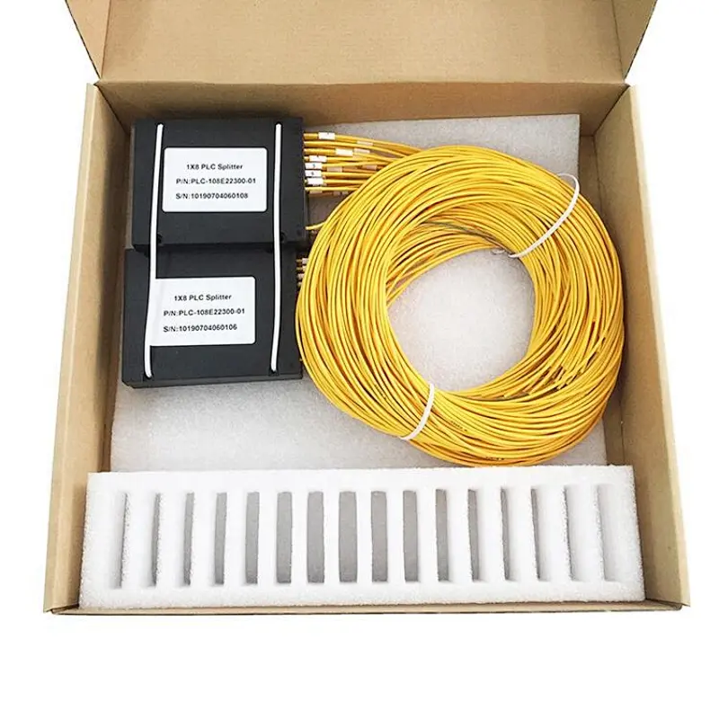 FTTH Optical 1 24 Way Box Optical PLC 1x24 Fiber Optic Splitter