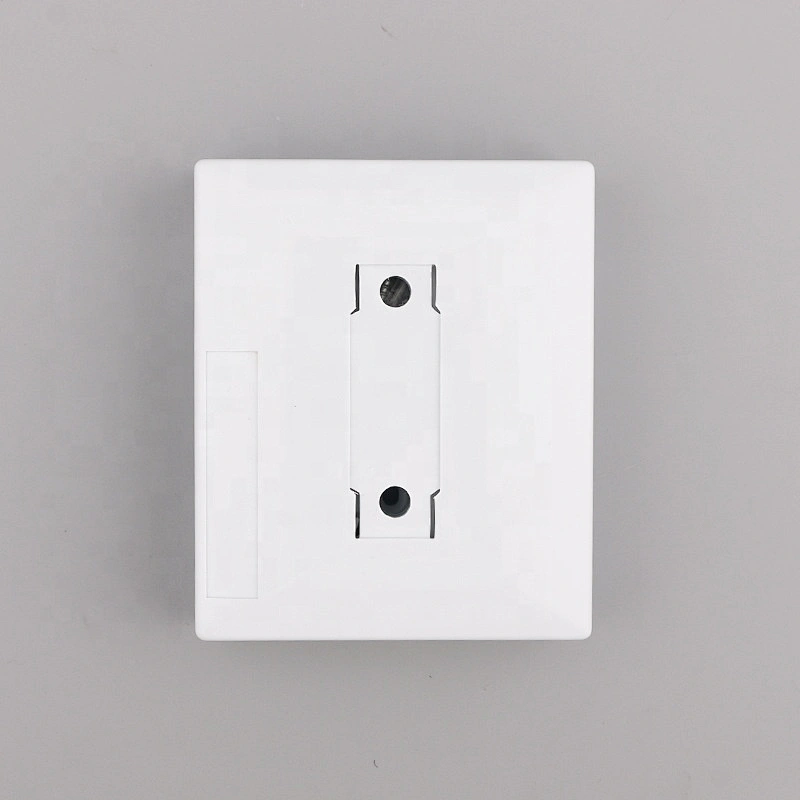 new design Indoor 4 Fiber Information Faceplate 4 Core FTTH Terminal Box