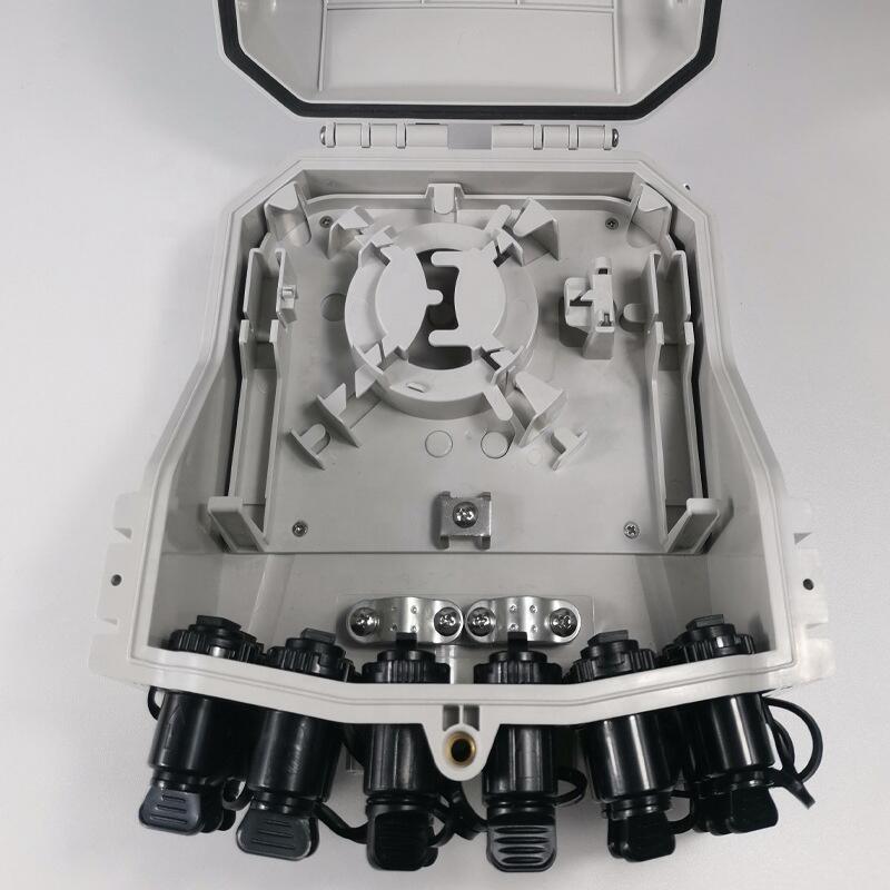 8 16 core outdoor ip68 ftth terminal box enclosure for mini SC Huawei waterproof patch cord