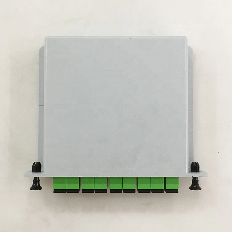 Cassette Card Inserting SC APC PLC Splitter 1x8 LGX Box for Optical Terminal Box